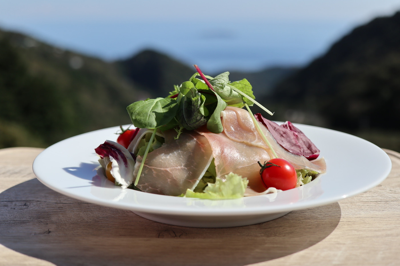 「熱海自然郷 フォレストカフェ」 料理 122928389 生ハムサラダ