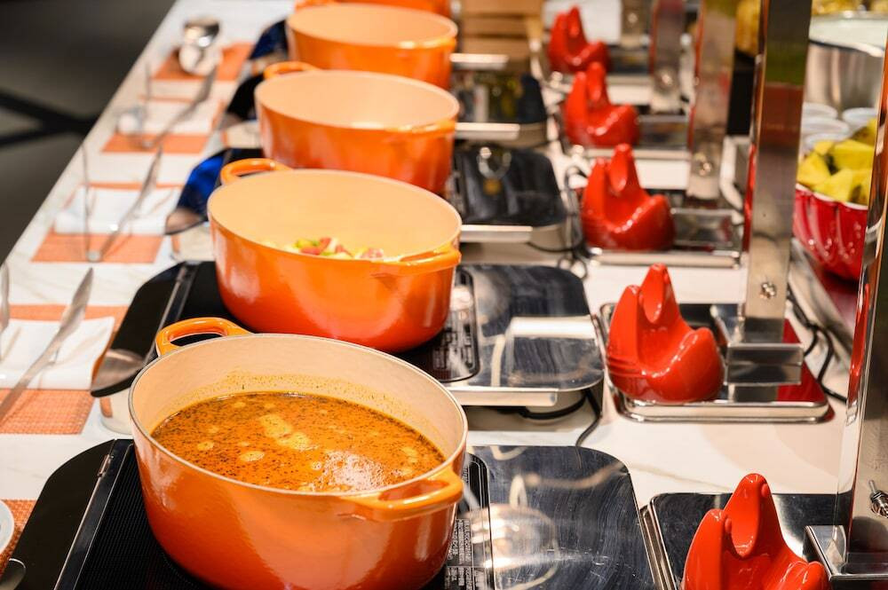 朝食ビュッフェ