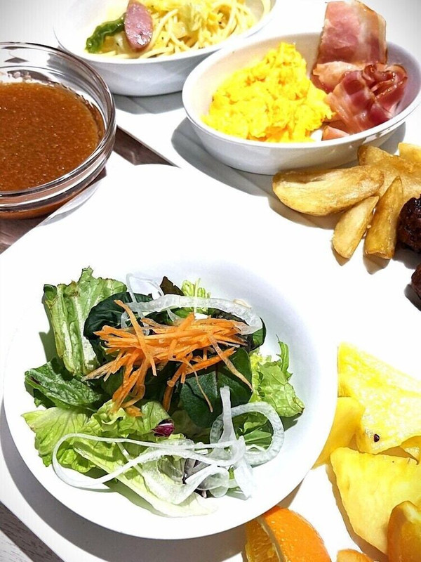 朝食ビュッフェ