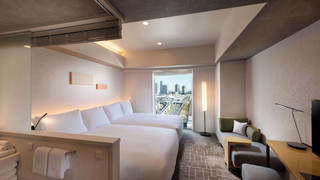 デラックス ダブルルーム ダブルベッド 2 台 (High Floor)