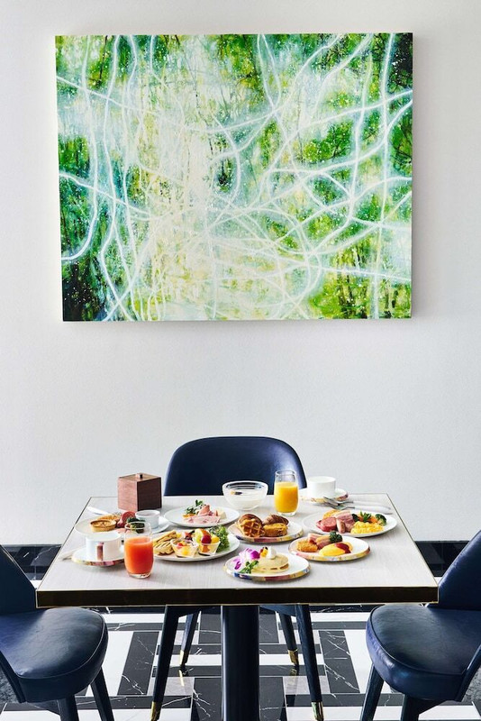 朝食ビュッフェ