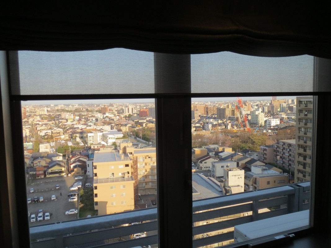 最上階の部屋からの眺め