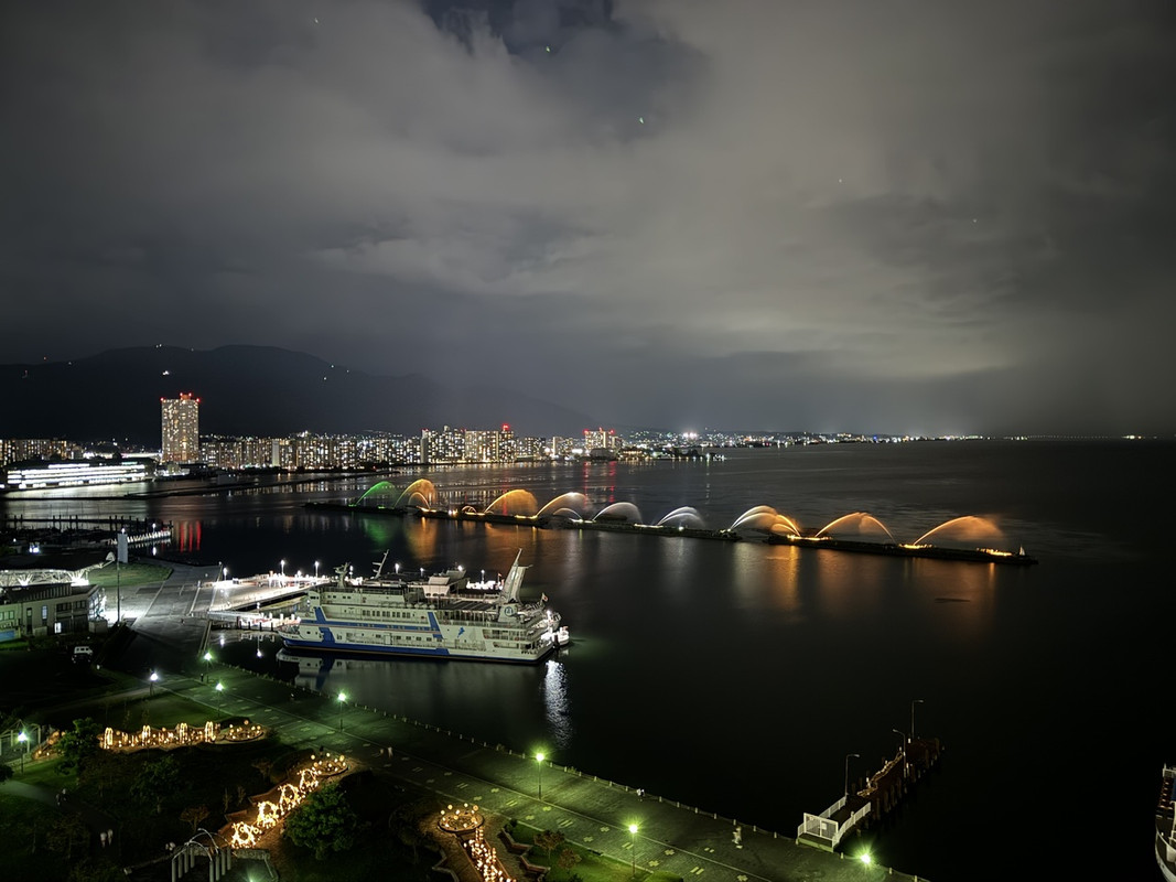 琵琶湖の夜景