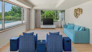 プレジデンシャル スイート ダブルベッド 2 台 ガーデンビュー