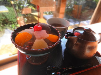 「無心庵」料理 1041600 あんみつ　　700円