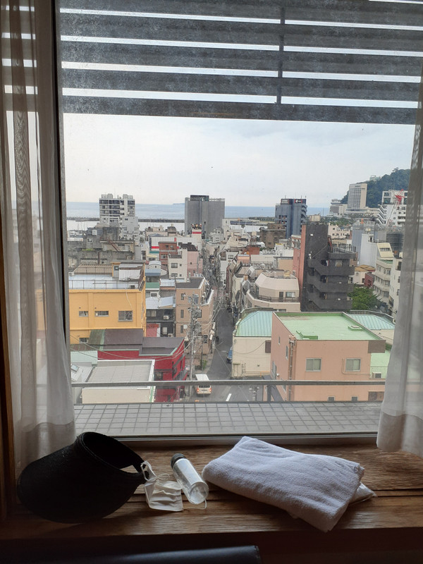 部屋の窓からの景色