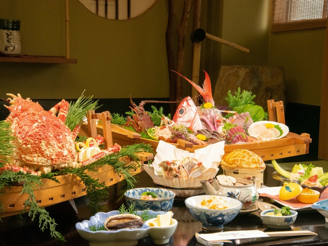 夕食／海鮮フルコースプラン一例