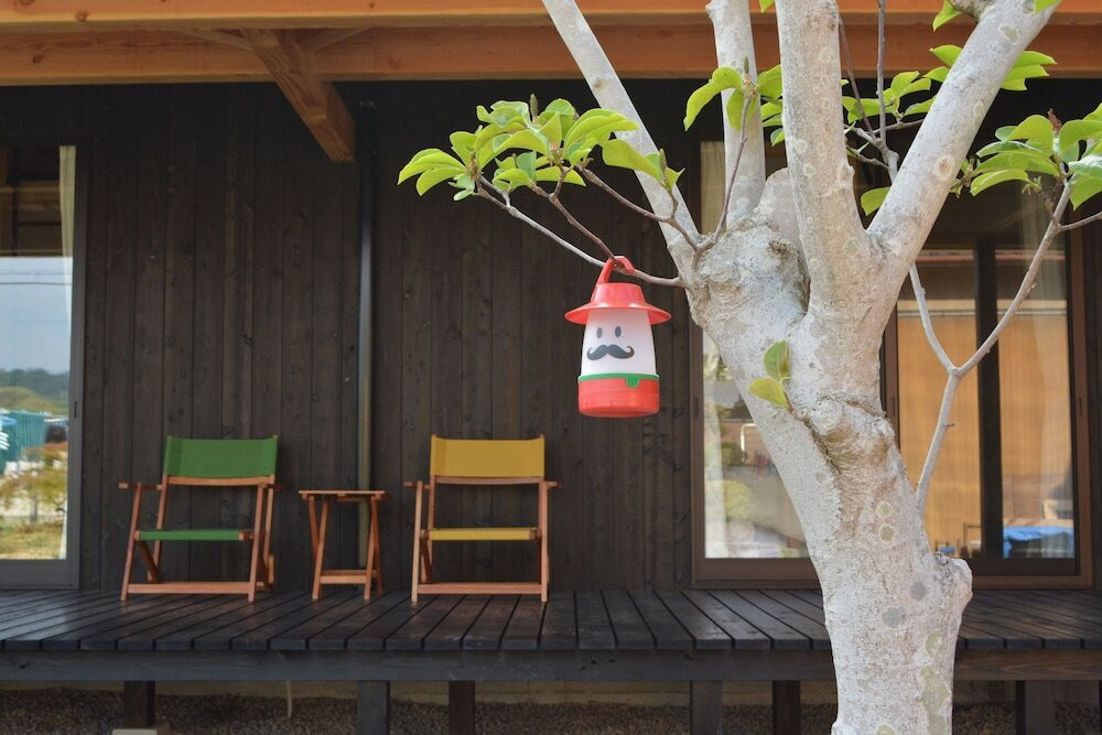 ウッドデッキでのんびり交流も3486653