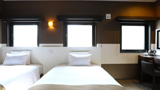 [全室禁煙]エコノミーツイン  19sqm ベッド幅120cm2台