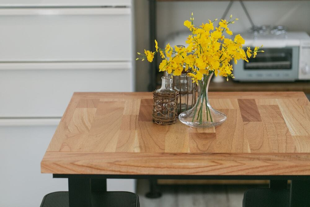 客室内のダイニングエリア