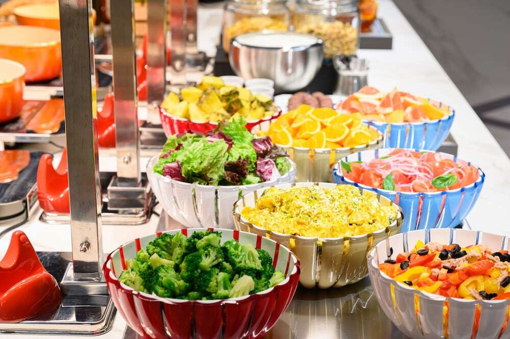 朝食ビュッフェ