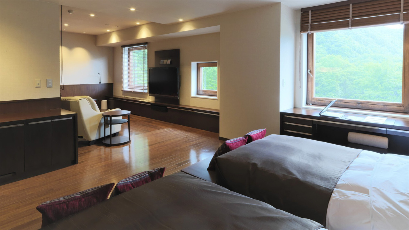 岩盤浴付デラックスツインルーム①