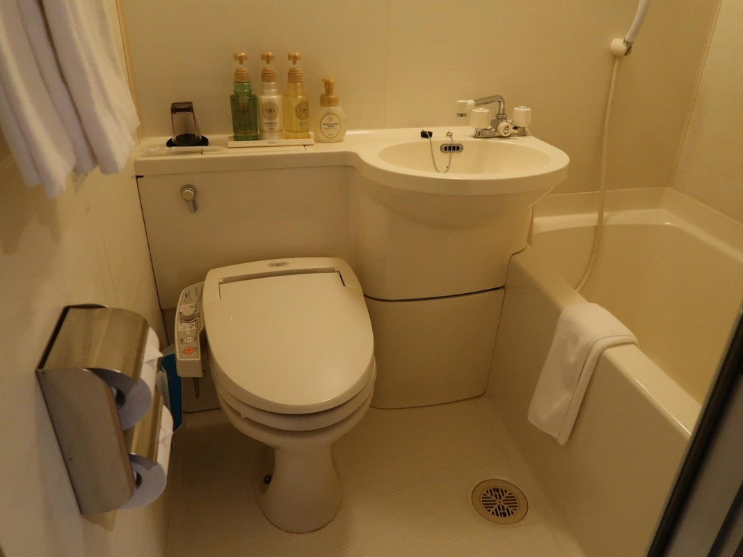 部屋付きの浴室は清掃が行き届いていました。