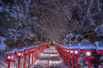 Kifune Shrine Snow