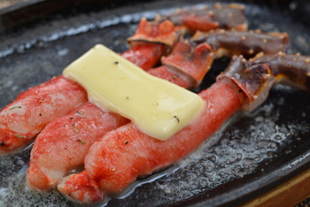 「笑うだるま 大手門店」料理 699529 生たらば蟹のバター焼き
