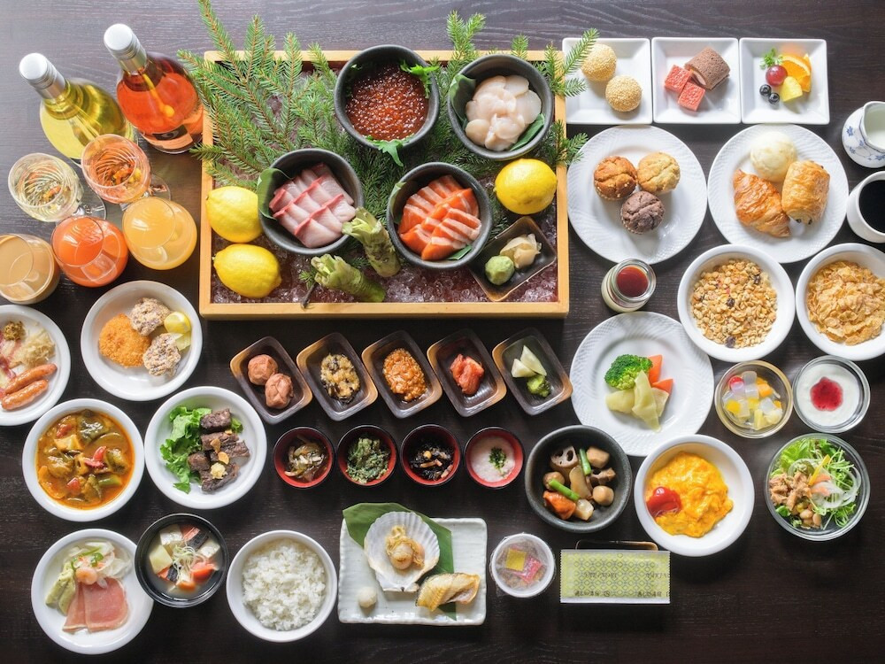 朝食ビュッフェ