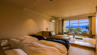 [禁煙] スタンダード和洋室ツイン4名定員 内風呂なし