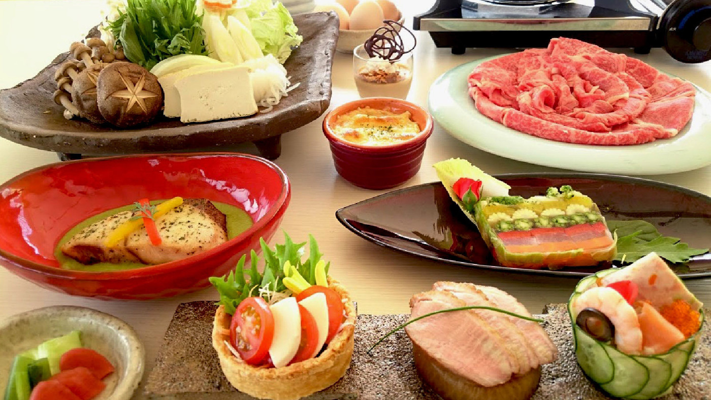 飛騨牛がメインの美食コース♪コテージ宿泊ならケータリングセットも3845334