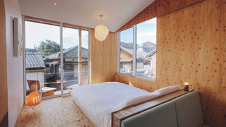 シティ スタジオ ダブルベッド 1 台 テラス 別館