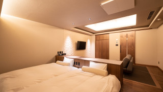 4F富士山展望風呂付和洋室52平米■寝室窓側■【デラックス】 [ジュニアスイート] [和洋室] [禁煙] [富士山が見える]