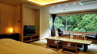 【せせらぎ亭】和室7畳＋ツイン＋広縁 温泉内風呂・トイレ付