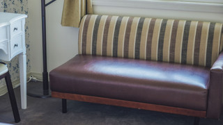 デザイン ルーム ダブルベッド 1 台 パーシャルシービュー