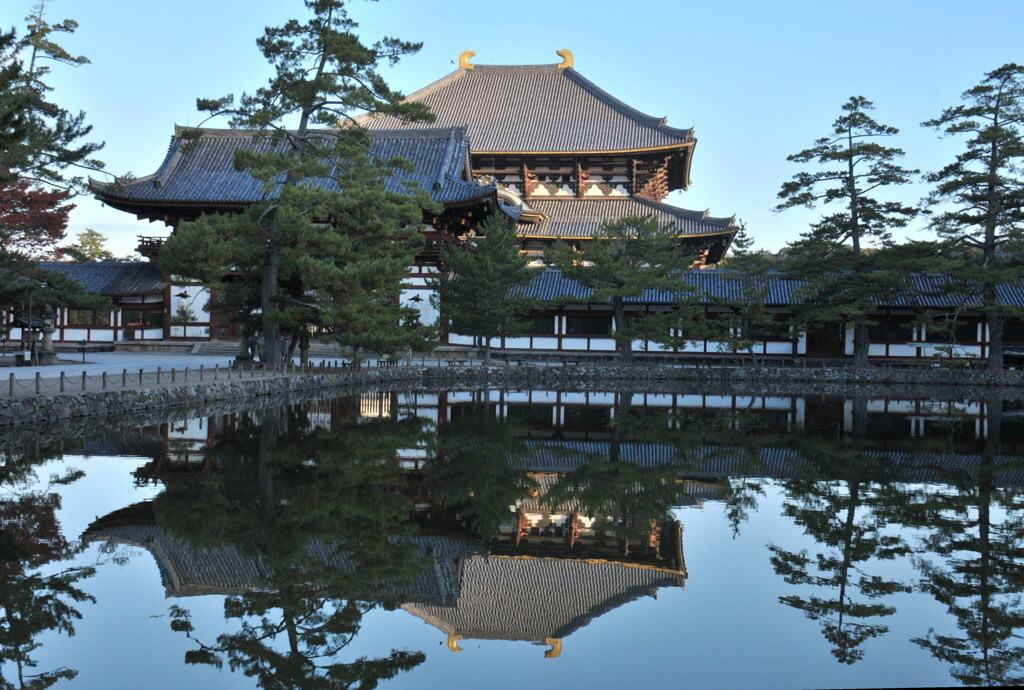 修学旅行生のいない東大寺は貴重！4091215