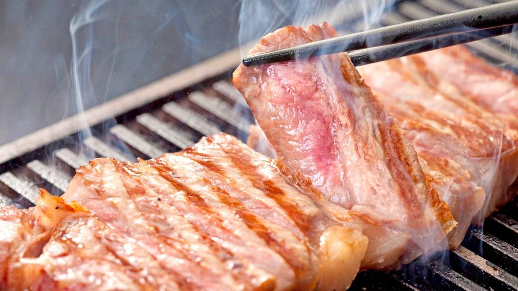 バーベキューコンロで炭火焼 / 2