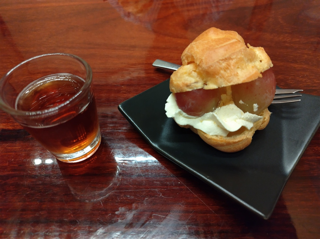 夕食のデザート