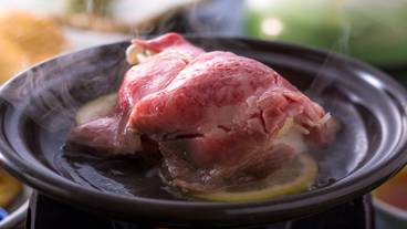 朝食・但馬牛と自家製豆腐のレモン蒸し / 13