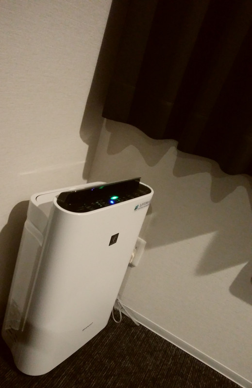 SHARP加湿空気清浄機プラズマクラスター設置