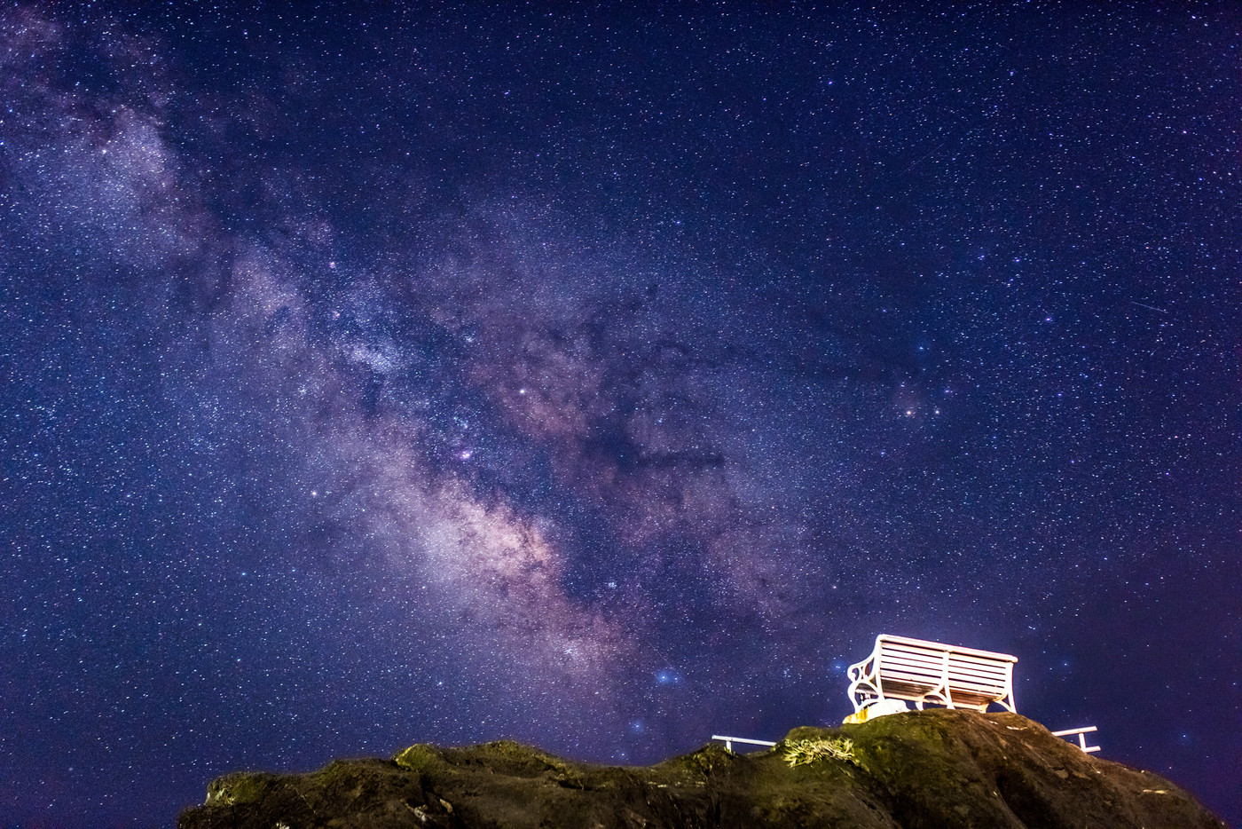 房総半島　野島崎の天の川