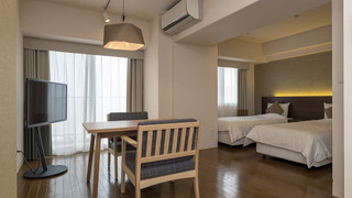 デラックスツインA（シャワーブース ベッドサイズ110㎝×2台 禁煙 定員2名）