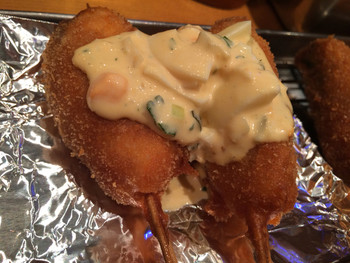 「カラッと」料理 638660 手作りタルタルソースの下はサーモンです❤︎