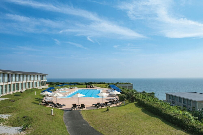 七里ヶ浜の高台に建つオーシャンビューホテル4755236