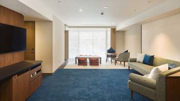 リバーフロントテラス 露天風呂付和洋室64㎡ / 1