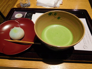 「京都茶寮」ドリンク 737149 抹茶(薄茶)とお菓子