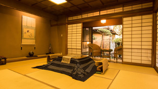 土筆 和室 半露天温泉風呂付