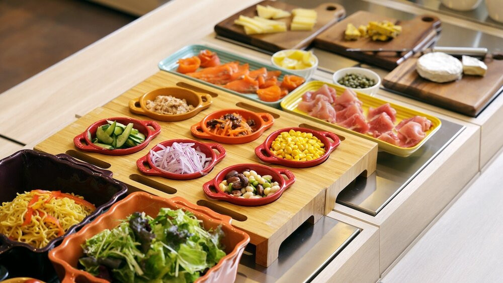 朝食ブッフェ サラダコーナー