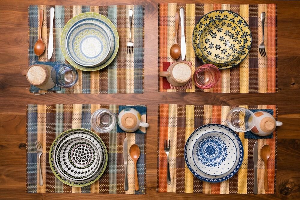 客室内のダイニングエリア