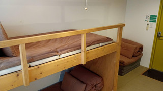 トリプルルーム 共用バスルーム (チェックイン午後10時まで)