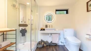 ドームテントのバスルーム例 / 17