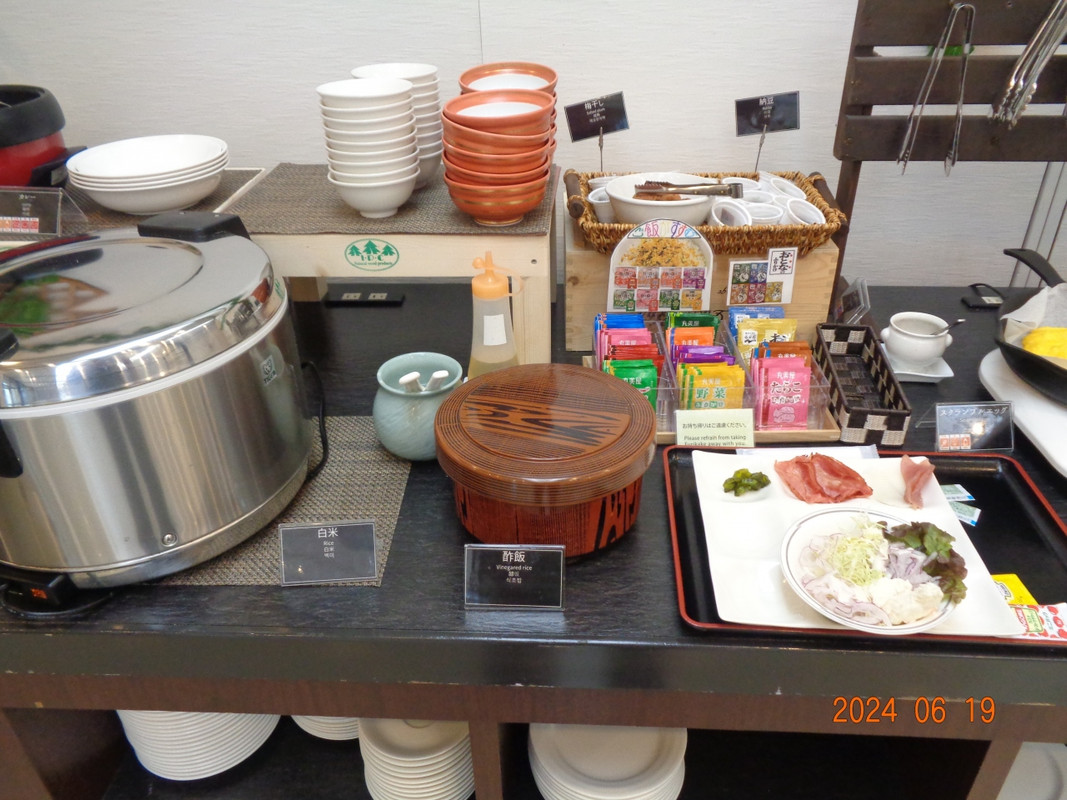 北海道の幸を感じられない朝食