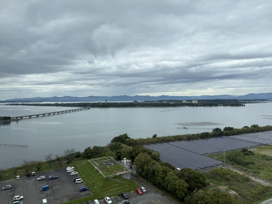 レイクビューラウンジからの眺望