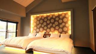 半露天風呂付ツインベッドルーム