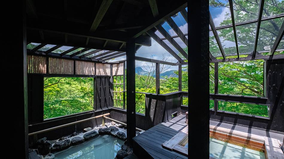 客室専用露天風呂「九重」 / 3