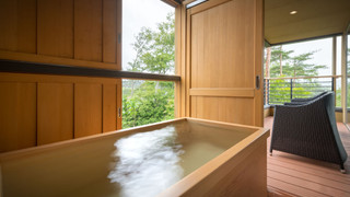 天望棟 次郎の庵 1階 (14畳) 露天風呂付モダン和洋室