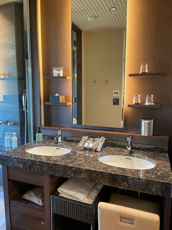 客室洗面台一例