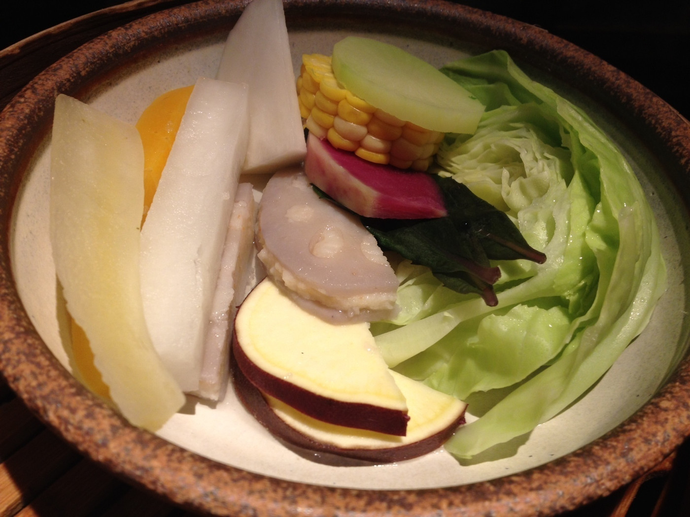 「和酒と和談 かこみ料理 醍庵」料理 40939 十種野菜の籠盛りせいろ蒸し