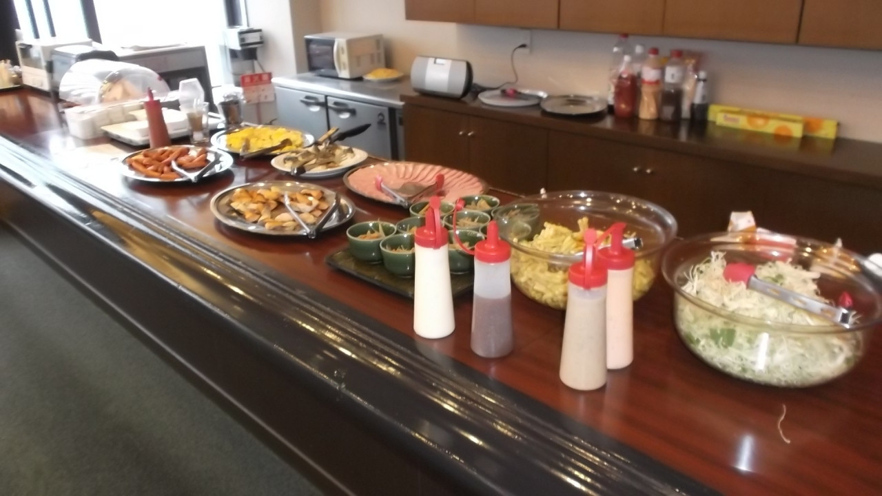 朝食バイキング食材